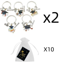 1 szt. Unisgenderowy brelok do kluczy z okazji ukończenia szkoły w 2025 roku, uroczy emaliowany brelok do kluczy z czapką ukończenia szkoły, prezent na ukończenie szkoły, brelok do kluczy, akcesoria samochodowe, zawieszka do torby, szkoła, gotyckie, smycze Y2k, akcesoria samochodowe, zawieszki do toreb, świąteczne prezenty dla nauczyciela, przyjaciółki i siostry