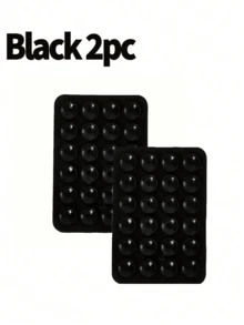 2pcs 24-Hole Silicone Suction Cup Phone Holder, Portable Mount Stand For Various Phone Cases, Non-Slip Adhesive For Video Calls, Selfie - Multicolor - View 13