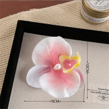 1 pièce Épingle à cheveux fleur de rose rouge réaliste, pince élégante pour la frange latérale, accessoire décoratif pour les cheveux en forme de pince, barrettes pour les cheveux - Multicolore - Voir 20