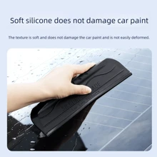 Silicone Windshield Wiper Blades - Instant Clear Vision, Water-Repellent, Ultra Durable, Universal Fit For Most Cars - Enhanced In Rain