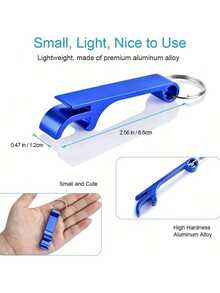 [Custom]100pcs Customizable Metal Bottle Openers Keychains, Elegant Portable, Perfect For Picnics, Personalized Gifts For Bar & Birthday Parties, Kitchen & Restaurant Accessories, No Power Required, Party, Birthday Decoration, Ornamental Fashionable, Stylish, Exquisite Custom, Personalized, Gift For Father, Multi-Functional, Ornamental, Reusable, Exquisite, Stylish, Unique,Customized Bottle Openers & Bottle Opener Accessories,Warm Ambience,Creative Carvings - Multicolor - View 2