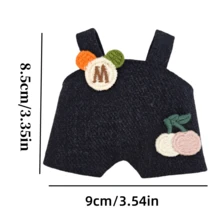 17 厘米拉绳毛绒娃娃吊坠/钥匙扣的替换衣服（仅衣服，不含毛绒娃娃）