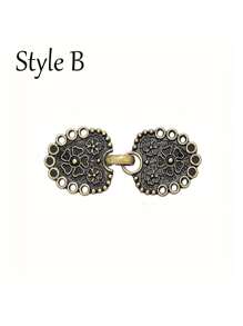 1/3Pcs Retro Sweater Swirl Clip Cape Cloak Clips Cardigan Brooches Pins Shawl Collar Clasp Dress Shirt Brooch Clip Jewelry For Women, New Year's Gifts, Valentine's Day Gifts, Women's Gifts