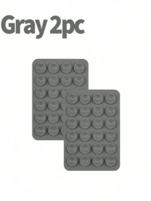 2pcs 24-Hole Silicone Suction Cup Phone Holder, Portable Mount Stand For Various Phone Cases, Non-Slip Adhesive For Video Calls, Selfie - Multicolor - View 14