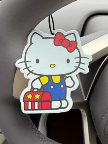 Sanrio 1 pezzo Decorazione per scarpe cartone animato Hellokittys Sanrio, deodorante per auto, appendino per specchietto retrovisore, profumatore per interni auto