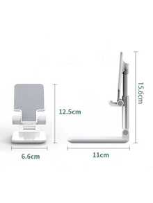 1 pieza Soporte plegable blanco para teléfono móvil y tableta - Multicolor - Ver 3