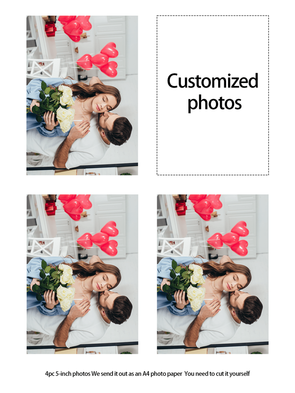 Individuelle Fotos, bedruckte Bilder, Fotos, kleine Albumabzüge, Puppenhaus-Fotos, kleine individuelle Bilder, Fotos, beste Freundin, Freundin, Freund, individuelle 1 Foto, personalisiertes Foto, individuelles Paar-Foto, Valentinstags-Geschenk, Geburtstagsgeschenk, Jahrestag, Paar-Geschenk.