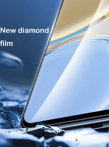 paquete de 4 protectores de pantalla de vidrio templado, vidrio templado de nivel diamante mejorado, antirrotura, recubrimiento electrolítico impermeable y oleofóbico, fácil de limpiar, alto rendimiento costo-efectivo como regalo de cumpleaños, familia y amigos, accesorios para teléfono