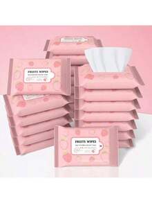 100 Wipes - 10 Packs [10 Wipes Per Pack (10 Size Means Only 1 Pack, Not 10 Packs Of Wipes, Please Read The Specifications Before Ordering) Portable Wet Wipes For Cleaning, Kitchen Cleaning, Stain Cleaning, Suitable For Daily Home Cleaning Outdoor Travel Accessories, Halloween Christmas Gifts - Multicolor - View 3