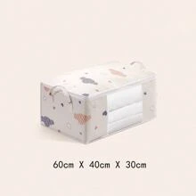 Large Capacity Zipper Dust Proof & Storage Bag For Quilt, Blanket, Clothes, Closet, Under Bed