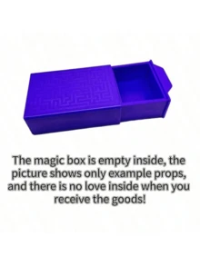 Magic Trick Set, Includes Object Restoration, Magic Exploding Dice, Transforming Box, Close-Up Magic, Strange Toys, Thanksgiving & Halloween Gift, Random Color, No Props Inside Magic Box, - Multicolor - View 3