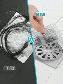 10/20/30/50pcs Premium Drain Filter, Shower And Bathtub Hair Catcher - Easy To Install, Disposable Drain Cover For Shower, Sink And Laundry, Easy To Use, Hair Stopper