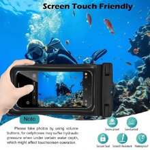 1pc Airbag, Waterproof Phone Case, Touch Screen, Special For Taking Photos By The Seaside, Outdoor Swimming And Rafting, Sealed Phone Case, Beach Essentials, Beach Accessories, Pool Float