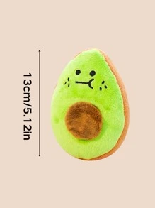 3Pcs Dog Sound Toys, Nibbling Plush Toys, Watermelon Avocado Shape. Simple And Cute, Colorful Flywheel Toys, Suitable For Cats, Dogs And Other Dogs To Play And Bite, Plush Fabric, Soft And Comfortable, Can Protect The Mouth Of Pets, Excellent Material, Strong And Bite-Resistant, A Variety Of Styles To Choose From