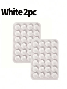 2pcs 24-Hole Silicone Suction Cup Phone Holder, Portable Mount Stand For Various Phone Cases, Non-Slip Adhesive For Video Calls, Selfie - Multicolor - View 12