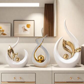1pc Luxury Modern Simple TV Cabinet Decor Accessories, High-End Home Decoration Items For Living Room, Foyer, Cabinet
