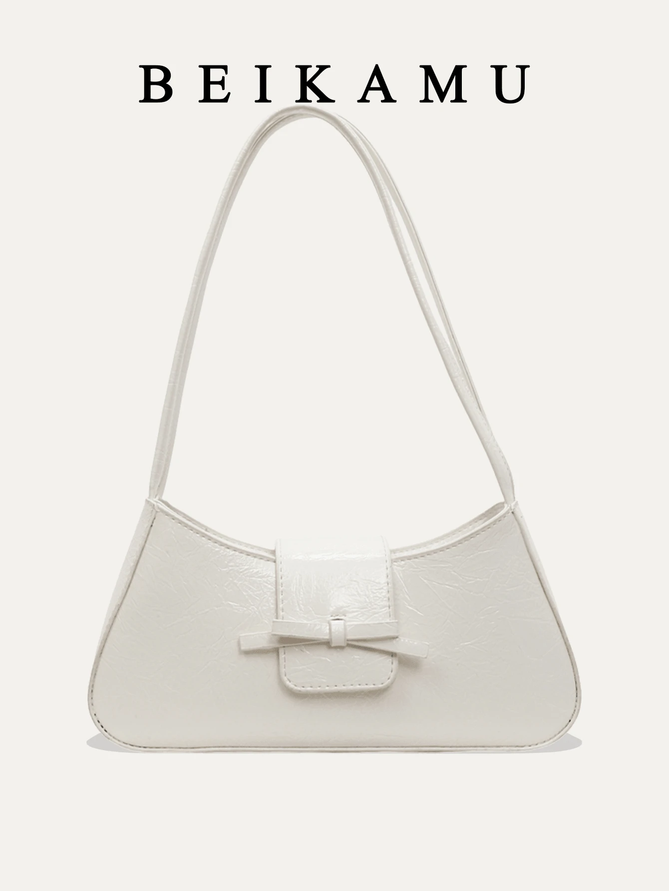 1 Pc Underarm Bag For Commuting, Can Be Worn As Shoulder Bag For Office, Street, Versatile Mini Bag, Suitable For Summer - Beige - View 1