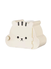 1pc Transparent Hamster Habitat, Cartoon Magnetic Cage With Bear & Flower Branch Design, Suitable For All Seasons, Comfortable Hamster Hideaway, Durable Material, Small Pet Supplies - Multicolor - View 21