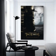 WB 1pc The Lords Of The Rings Movie Anime Posters Wall Art Retro Posters For Home Kawaii Room Decor Wall Decor Picture Living Room Club Bar Home Decor Nordic Home Decor Wall Decor Movie Figures Home Decoration Painting Wall Art Bedroom Cartoons Decor Wallpaper Wall Bedroom Decoration - Frameless