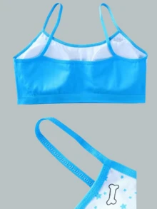 6 TOP O CORPIÑOS PARA ADOLESCENTES COPAS EXTRAIBLES  DE 8 A 10 AÑOS - Multicolor - Ver 3