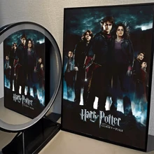 WB 1PC Harry Potter Vintage Posters Vintage Room Home Bar Cafe Decor Kawaii Room Decor Wall Art Painting Study Room Wall Decor Nordic Home Decor Wall Decor Movie Figures Home Decoration Painting Wall Art Bedroom Cartoons Decor Wallpaper Wall Bedroom Decoration - Frameless