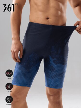 361degree 361° nya herrbadbyxor för professionell tävling, 13 cm, blommönster, ljusa färgaccenter, visar upp kvalitet och design, diskret täckning, justerbar dragsko inuti, lämplig för simning, surfing, vattensport, användning vid flera tillfällen, året runt