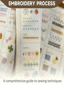 1 套刺绣针法书、DIY 刺绣针法书、刺绣缝纫书、刺绣书、成人缝纫书、适合初学者和刺绣爱好者、刺绣工具、刺绣套件、适用于缝纫、绣花线、钩针编织、工艺品、家居装饰、房间装饰、生日礼物、周年纪念礼物、节日礼物 - 彩色 - 查看 8