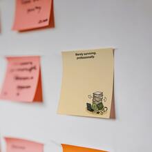 4pcs Funny & Cute Animal Sticky Notes 3x3 Inch 50 Sheets Funny Office Note Pads Adhesive Funny Sticky Notes For School Office Home Supplies Students Teachers Gift, School Supplies,Back To School - A - View 9