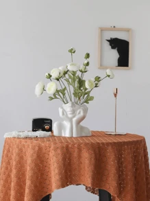 Nordic Ins Women's Body Ceramic Vase Creative Face Flower Arrangement Homestay Hotel Room Decoration Water Nourishing Flower Utensils Room Decoration, Home Decoration, Kitchen Decoration, Wedding Decoration, Dining Table Decoration, Center Decoration, Office Decoration, Garden Decoration, Outdoor Decoration