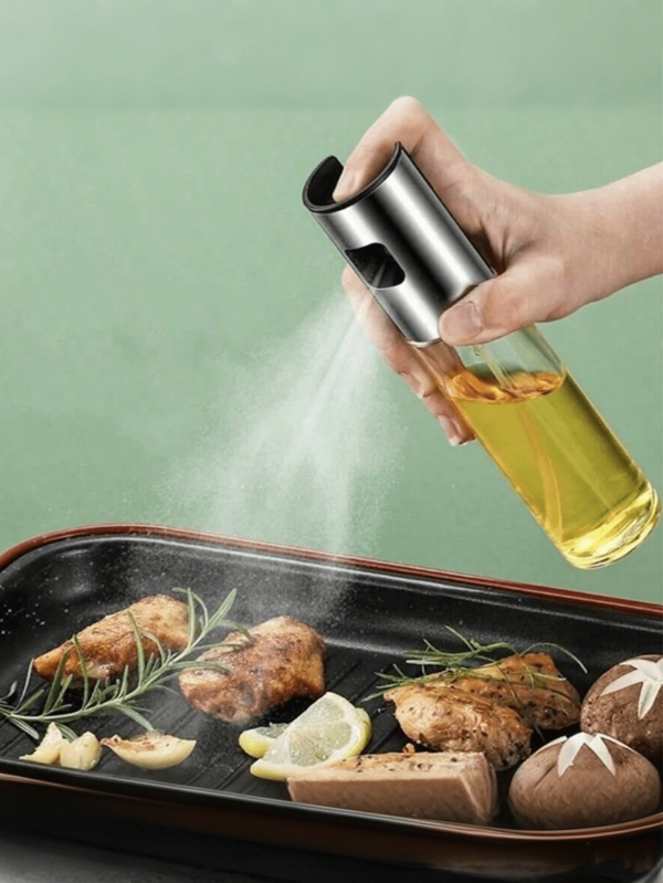 1 Stück Olivenöl Sprüher, Olivenöl Zerstäuber, Olivenöl Sprüher zum Kochen, Backen, Salat, Grillen, Küche, 100ml