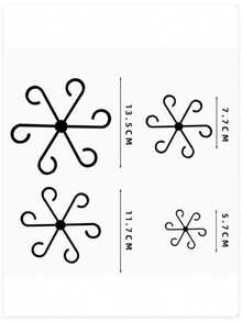 4 包耐用植物支撑夹：坚固的攀缘植物茎夹 - 塑料材质