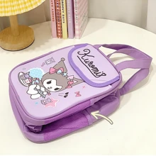 Sanrio 1pc Insulated Fashionable Portable Lunch Bag Cute Cartoon Hello Kitty Kuromi Cinnamoroll Design Reusable Lunch Box Perfect For School Work Meals