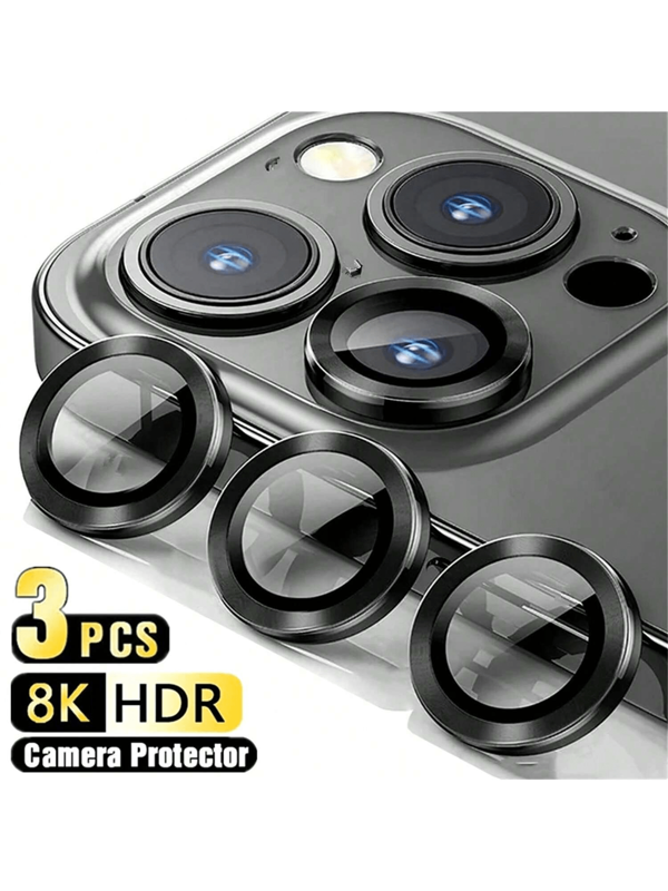 Kameraobjektiv Schutzglas für 13 11 12 14 Pro Max 15 Plus, Metalering Kamerafilm [stoßfest, wasserdicht]
