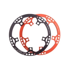 ZTTO Litepro Folding Bicycle Crankset Wide And Narrow Teeth 130BCD Chainring 45/47/53/56/58T Square Hole 170mm 130BCD 5claw Crank