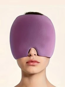 凝胶冰袋缓解头痛偏头痛帽（单层） - 可拉伸头带，用于冷热疗法，缓解头痛，无香型，无需电源，无需电池 - 有效缓解紧张、压力、发烧、疲劳，返校用品 - 彩色 - 查看 17