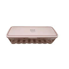 1 Exquisite Cutlery Storage Box, Made Of Plastic Material, Suitable For Storing Cutlery Such As Knives, Forks, Spoons, Chopsticks, Etc. In The Kitchen, Dust-Proof And Moisture-Proof, With A Drainage Pad
