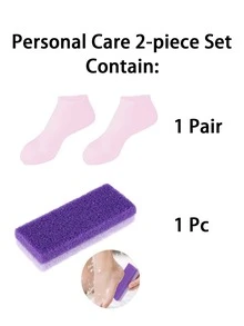 1Pair/1Set Silicone Foot Care Socks, For Dry Cracked Feet Heel And Softening Rough Skin, Foot Care Tools For Women And Men, Ideal For Pedicure, Home Foot Care, High Elastic Absorption Pressure Socks