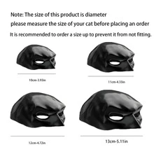 1 pieza Máscara de cabeza de gato impresa en 3D, hecha de material PLA de alta calidad, máscara clásica de cara de gato para Halloween, Navidad, Pascua, Acción de Gracias - Máscara de disfraz de animal para cosplay