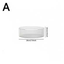 1pc Transparent Acrylic Dessert Display Stand, Cupcake Stand With Hollow Base For Filling, Suitable For Wedding, Birthday, Baby Shower, Christmas Party Dessert Table Display