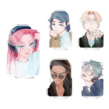 1pc Anime "Alien Stage" 10cm Acrylic Display Stand Person Model,Hyuna Till Ivan Sua Marty Mizi Durian,Desk&HomeDecor,Id Al-Adjha A Graduation Gift For Friends, Car Accessories Bag Charm