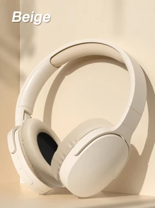 GENAI Wireless Headphones Over Ear, With Microphone, HiFi Stereo Foldable Lightweight Headset, Volume Control Stereo 3.5mm Wire Headset For Deep Bass For Home Office Cellphone PC Ect.