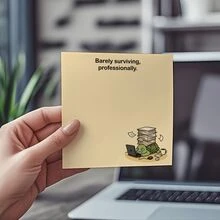 4pcs Funny & Cute Animal Sticky Notes 3x3 Inch 50 Sheets Funny Office Note Pads Adhesive Funny Sticky Notes For School Office Home Supplies Students Teachers Gift, School Supplies,Back To School - A - View 7