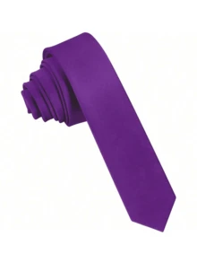 1 Stück Damen Einfarbige Krawatte, Damen Business Lässig Krawatte, modisch und vielseitig, geeignet für den täglichen Gebrauch, lässige Krawatte für Uniformen, Hemden, Anzüge - Verschiedenfarbig - Übersicht 6