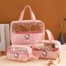 Sanrio 1 pièce Sac Sanrio portable et imperméable. Sac cosmétique, sac de toilette, sac de maquillage, sac de rangement pour les femmes, fournitures scolaires, pour le campus universitaire, les croisières, les plages, les vacances d'été