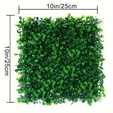 4 Pcs Artificial Milan Lawn Tiles, Artificial Boxwood Fence Panels, Artificial Grass Decor, All-In-One Decor For Indoor Home, Outdoor Parks, Gardens & Villas, Indoor Outdoor Decor, Home Decor, Room Decoration Stuff, Bedroom Decor, Garden Decor, Garden Accessories, Wedding Decor, Wall Decor And Summer Items,Fake Plants