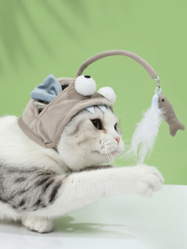 1 Stück Katzen Selbst-Unterhaltung Federschmuck Haarband für Katzen