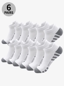 15/10/9/1 pares de calcetines unisex, calcetines deportivos, calcetines de moda, calcetines cortos blancos/negros/grises, de unicolor y estilo simple, adecuados para uso casual diario