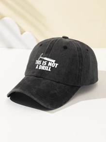 1 Stück Damen Baseball Cap "Dies ist kein Bohrgerät" Aufdruck, modisch, weich, verstellbare Größe, belüftet, geeignet für Outdoor-Sport, Reisen, Camping, Partys, Geschenke