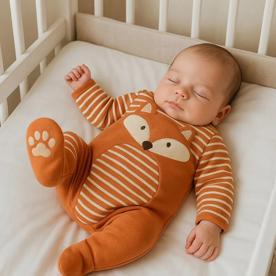 Nika Baby Macacão para bebê raposinha pata