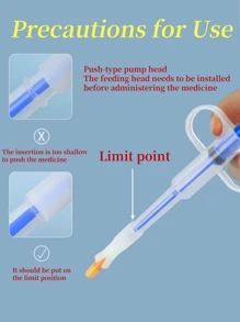 1/2/5pcs,Pet Medicine Feeder, Pet Medicine Tablet Syringe, Soft-Tip Dual-Purpose Feeder, Pill Shooter, Double-Needle Feeding Dispenser Tool Pet Medicine Feeder, Pet Medicine Tablet Syringe, Soft-Tip Dual-Purpose Feeder, Pill Shooter, Double-Needle Feeding Dispenser Tool(Two Colors Of The Green Drug Feeder (Dark Green And Light Green) Will Be Randomly Distributed)